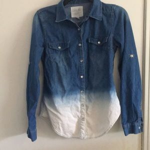 Ombré Jean Shirt